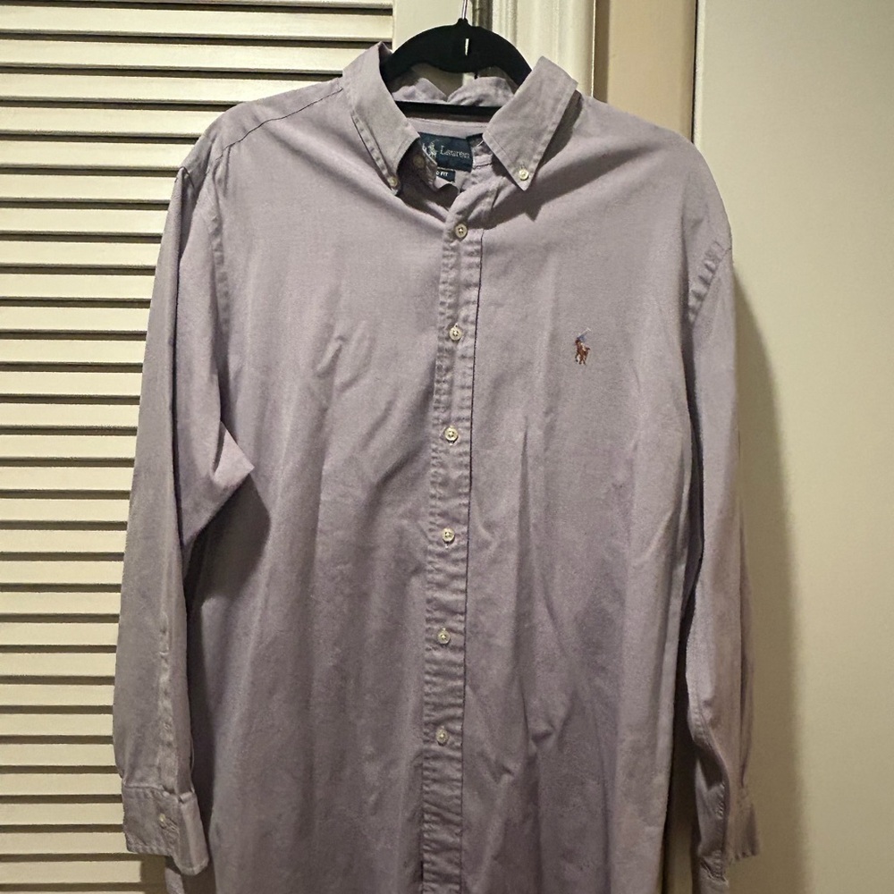 Ralph Lauren Men’s Light Lavender Button-Down Shirt